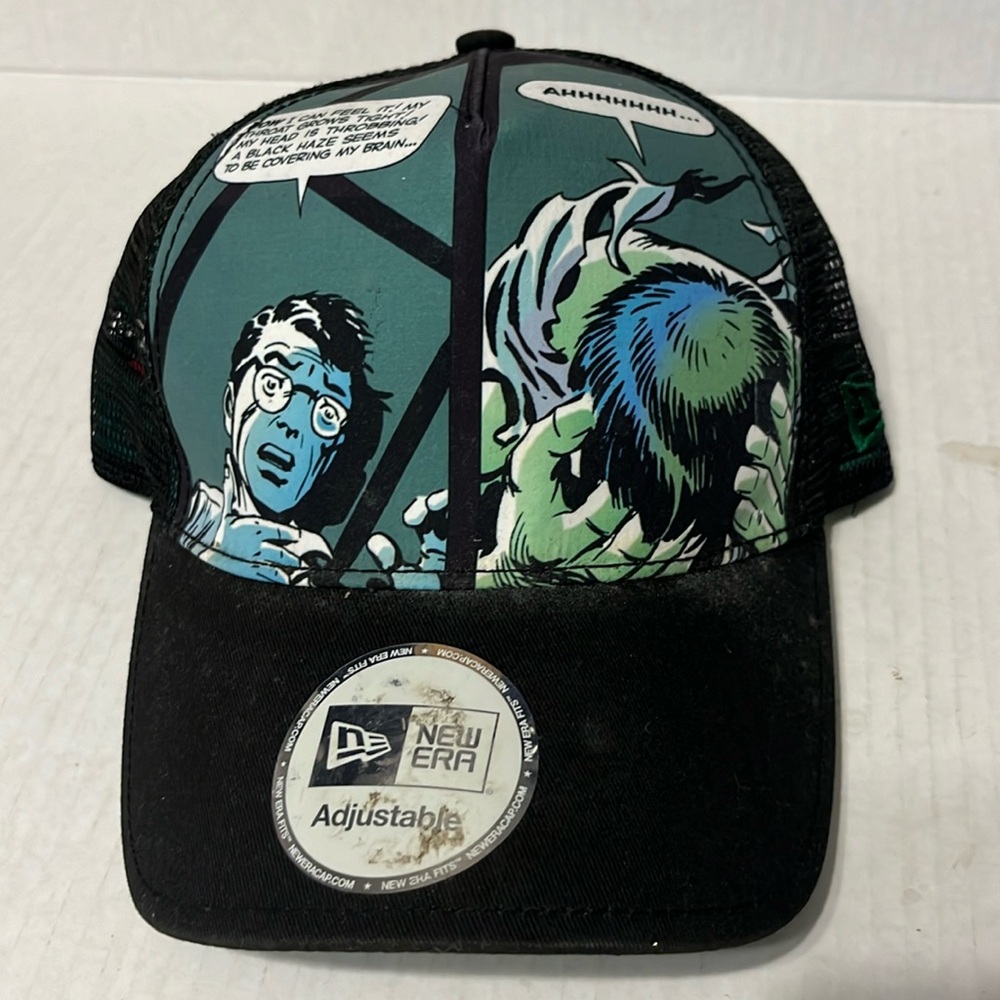 Incredible Hulk Trucker Hat NewEra/Marvel Kirby Snap Back